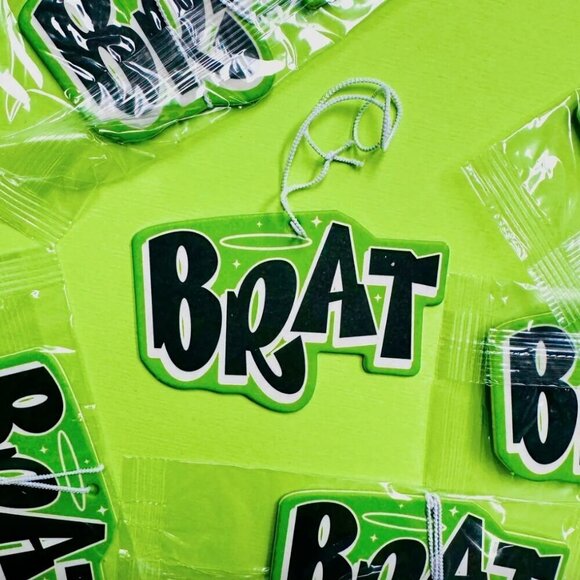 CHARLI XCX BRAT CAR AIR FRESHENER - Picture 1 of 1